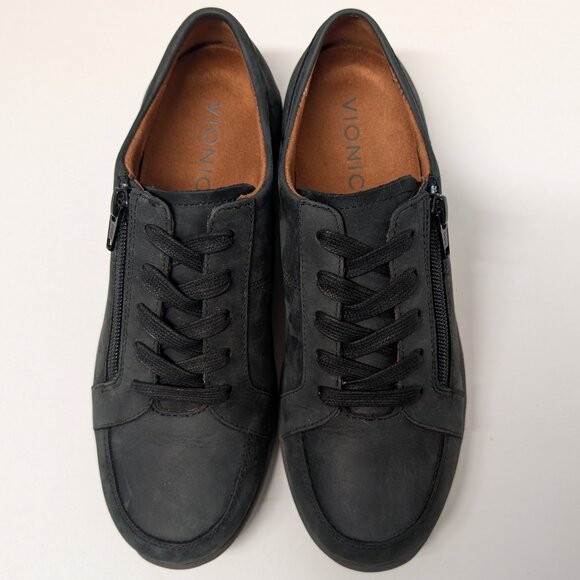 Vionic Abigail Lace-up Arch Supportive Shoe in Black - Picture 3 of 16